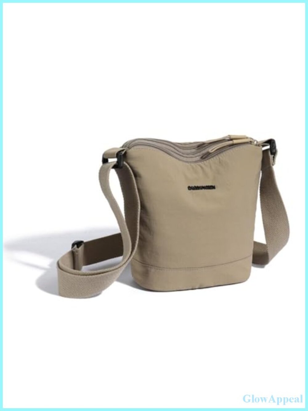 Waterproof Nylon Crossbody Sling Bag Lightweight Multi-Layer Commuting